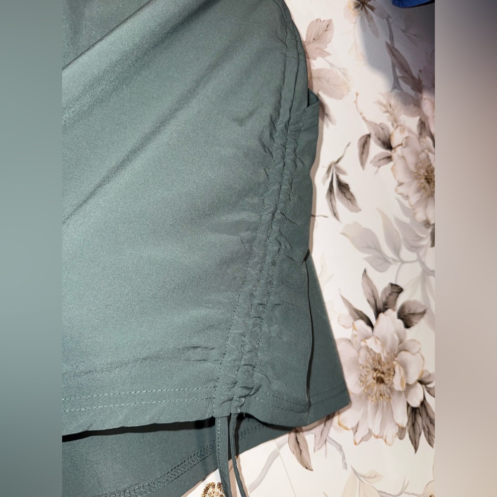 Marika Olive Drawstring Athletic Skort - Picture 7 of 9